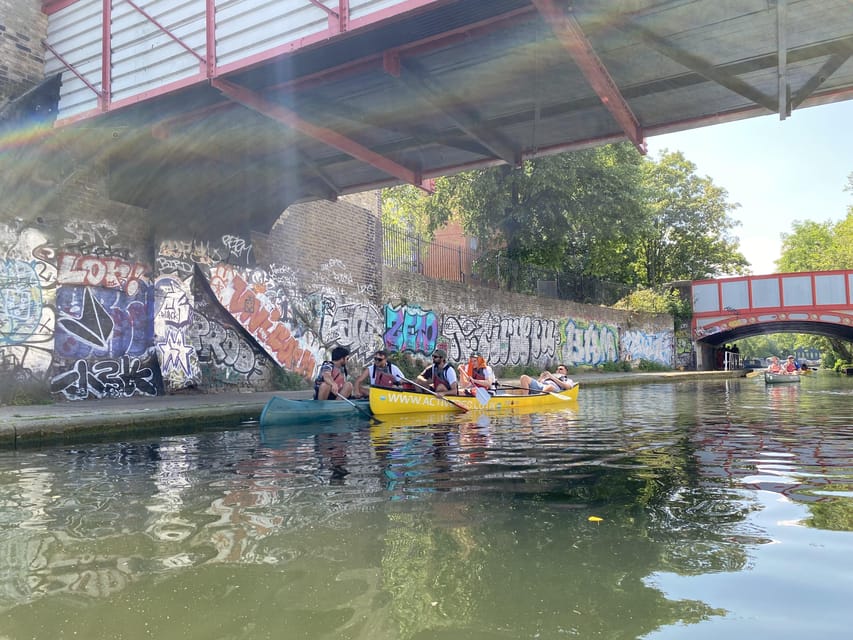 2 seater Canoe Rental in Ladbroke Grove - Where you go: Westbourne Park and the road to Little Venice