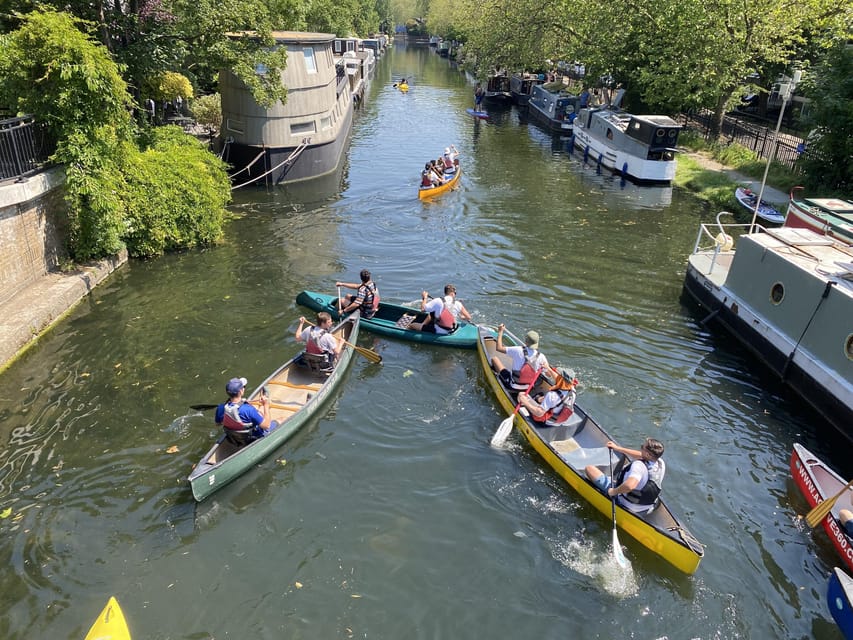 2 seater Canoe Rental in Ladbroke Grove - What it feels like on the water: peaceful city time