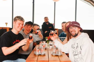 3 Locks Brewing Company: Guided tasting and brewery tour - Check-in, then straight into the tasting rhythm