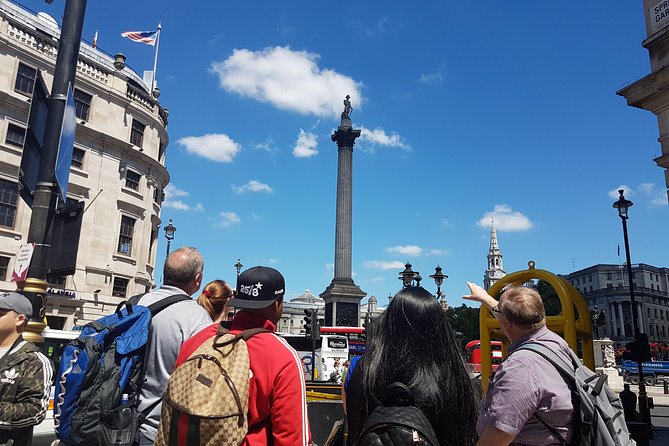 British Royalty Walking Tour & Visit the Tower of London - Trafalgar Square: the quick iconic stop that sets the tone