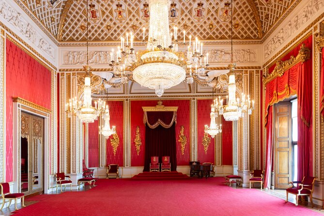 Buckingham Palace: Official State Rooms Entry Ticket - The Throne Room and Coronation Room: your route through palace ceremony