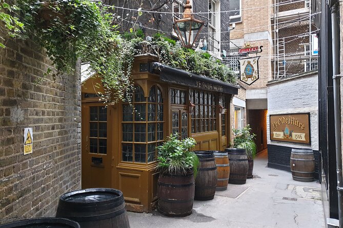 Burnings, Butchery & Black Death: A Walking Tour of London's Bloody Past - Ye Olde Mitre and the Hospital Museum finish: comfort, then the city’s oldest hospital