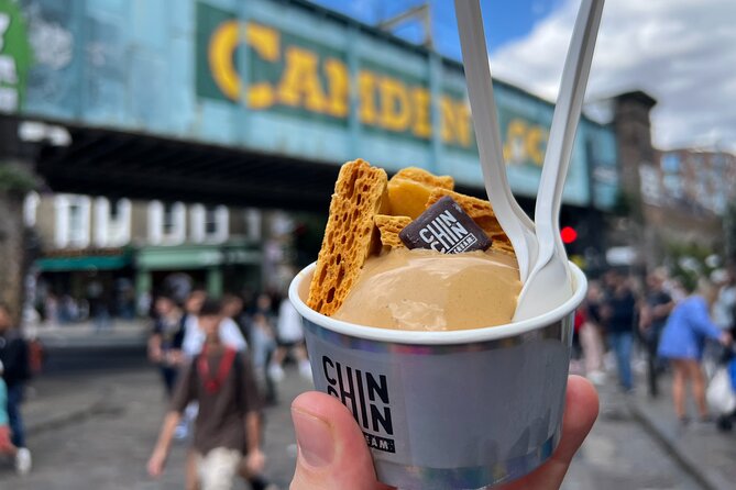 Camden Market Food Tour of 7 Tastings, Gin, Street Food & More - Your 3.5-hour route: Camden High St to Camden Town Station