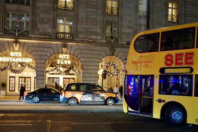 Christmas Lights Open-Top Bus Tour - First Steps at Green Park: getting on without stress