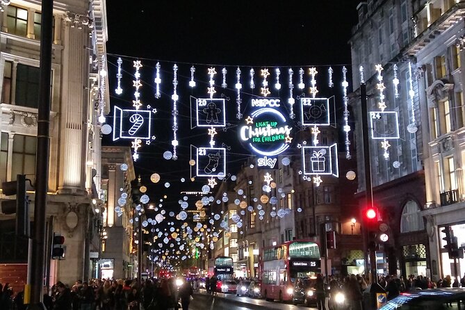 Christmas Lights Open-Top Bus Tour - Marble Arch to the first big light run