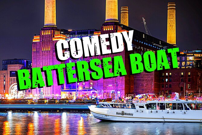 Dark Comedy on Battersea Barge - The theatre deck atmosphere: fairy lights, cozy energy, and one seating catch