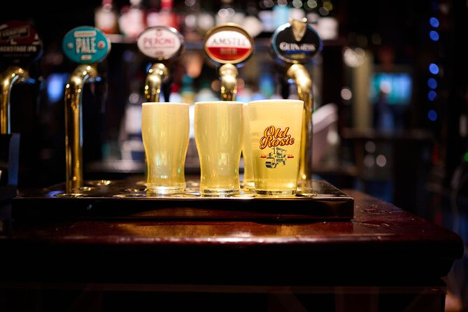 Devour London Historical Pub Tour:Traditional British Food & Ales - Stop 3: Ye Olde Cheshire Cheese (15th century) and devilled whitebait with stout