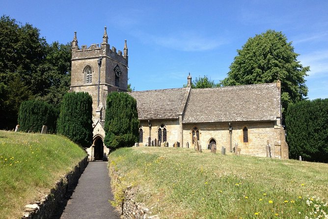 Downton Abbey sites, Cotswolds and Blenheim Palace from London - Shilton and Swinbrook: quick photo moments with big story links