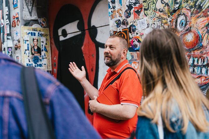 East End London Instagrammable Street Art and Graffiti Tour - The Seven Stars, Princelet Street, and Hanbury Street: stickers, resilience, and old-school scale