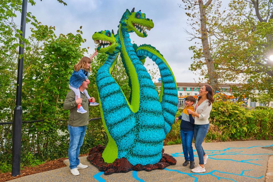 From London: LEGOLAND® Windsor Resort Entry & Coach Transfer - Minifigure Speedway: the dueling rollercoaster that runs forward and back