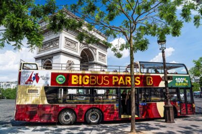 From London: Paris Tour with Sightseeing Bus & Lunch Cruise - First sightseeing stop: a 1-hour hop-on hop-off bus for orientation