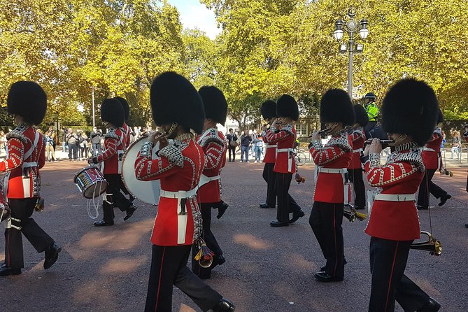 Full Royal Tour: Royal London & Buckingham Palace Tour - Whitehall and Downing Street: grand buildings with real-world politics