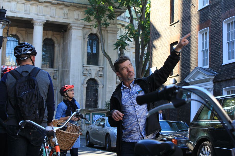 Grand London Half-Day Bicycle Tour - The Weird London Stops: Tiny Police Station and the 3,000-Year Tower
