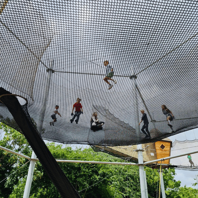 Gripped London: Zip Line, High Ropes & Freefall Adventure - Zip Trak with dual ziplines: race your friend, not your nerves