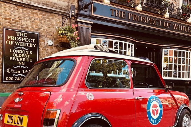 Half Day Tour in a classic Mini Cooper - Covent Garden’s back streets and Seven Dials
