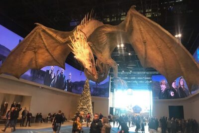 Harry Potter Studio Tickets and London Film Locations Guided Tour - South Bank stops: Shakespeare’s Globe area, Millennium Bridge, and Borough Market