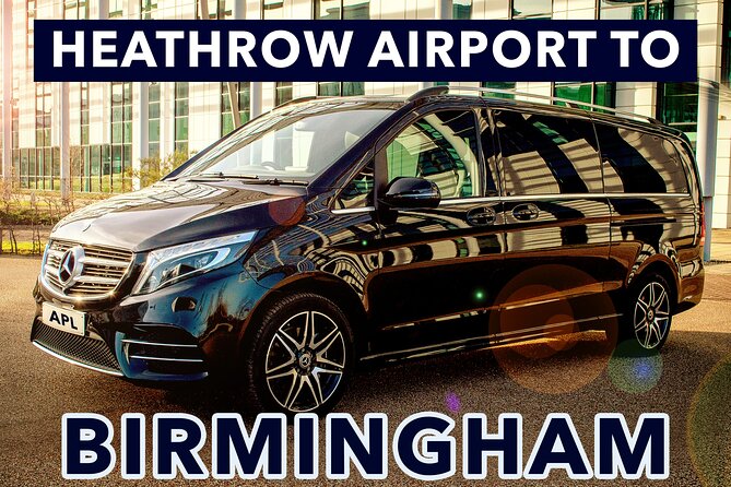 Heathrow Airport to Birmingham private taxi transfers - The drive: a straight shot from Heathrow to Birmingham