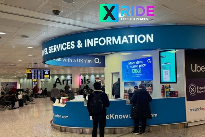 Heathrow Airport To/From Central London private taxi transfers - From Heathrow: flight monitoring, terminal drop-off, and 30 minutes of free waiting