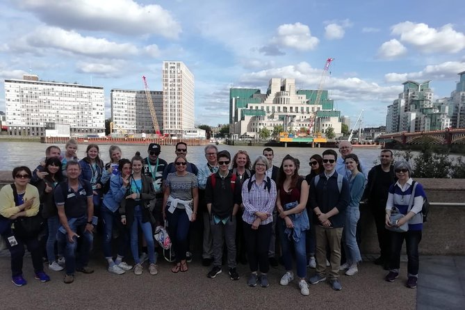 James Bond Small Group Mini Coach Tour of London - Stop 4: Vauxhall Bridge for Ian Fleming, MI6, and Spectre