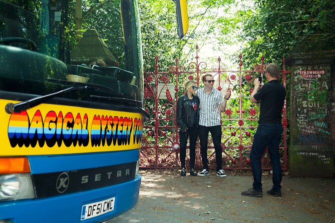 Liverpool and The Beatles 2 Day Rail Tour from London with Hotel - Magical Mystery Tour on day 1: Penny Lane and Strawberry Fields with a live guide