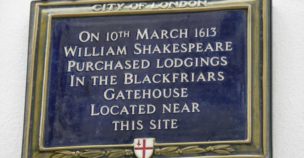 London: 2-Hour Shakespeare Walking Tour - Key highlights you’ll feel on the walk