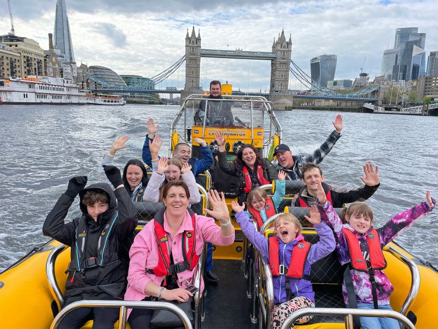 London: 20-Minute Tower RIB Blast from Tower Pier - The Thames Sights You’ll See in Minutes: Shard to HMS Belfast to the Tower