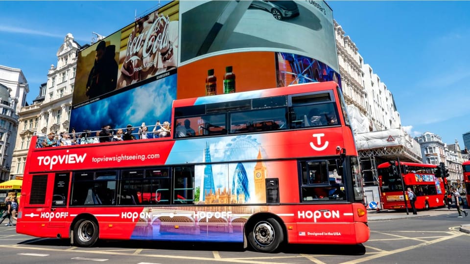 London: 24-Hour Hop-On Hop-Off Bus Pass - 24 Hours, Two Routes, and a One-Stop Way to See London