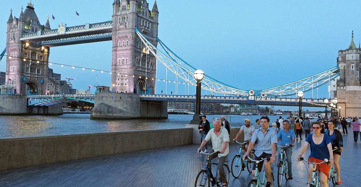 London: 3-Hour Sunset Bike Tour - St Paul’s Cathedral and the Thames view rhythm