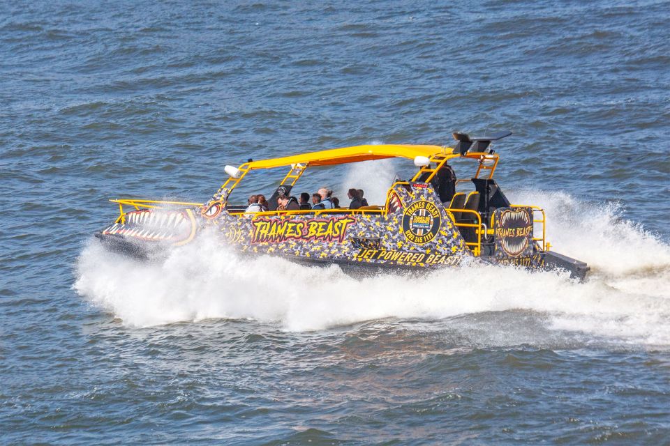 London: 40-Minute Thames Beast Jetboat Tour - The speedboat portion: 35 minutes that changes the whole trip