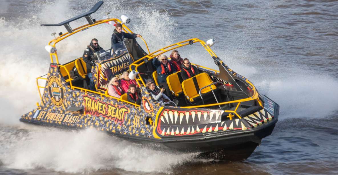 London: 40-Minute Thames Beast Jetboat Tour - The 40 minutes you actually feel: acceleration, turns, and the music-driven pace
