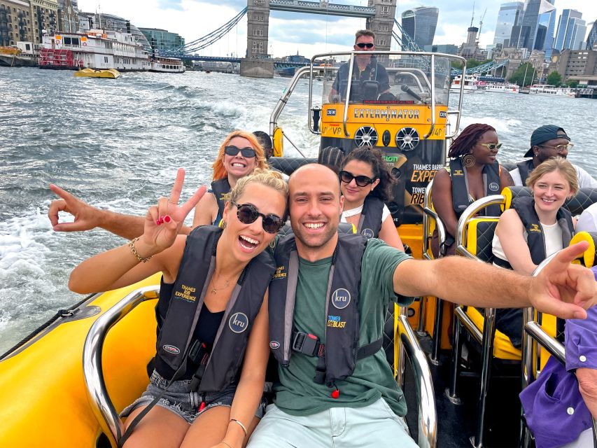 London: 70-Minute Thames Barrier Speedboat Tour - From the London Eye area to St Paul’s: London in layers from the water