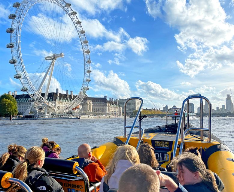 London: 70-Minute Thames Barrier Speedboat Tour - The Shard to HMS Belfast: modern skyline meets working-water history
