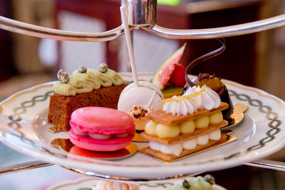 London: Afternoon Tea at The Milestone with Champagne Option - Pastries and sweet bites: caramel, yuzu, and the fun finishing act
