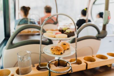 London: Afternoon Tea Bus with a Glass of Prosecco - Meeting the Pink Bus at Golden Tours Stop 1
