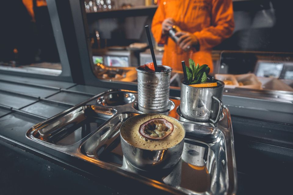 London: Alcotraz Immersive Prison Cocktail Experience Ticket - Your cocktails: 4 personalized drinks made with your liquor