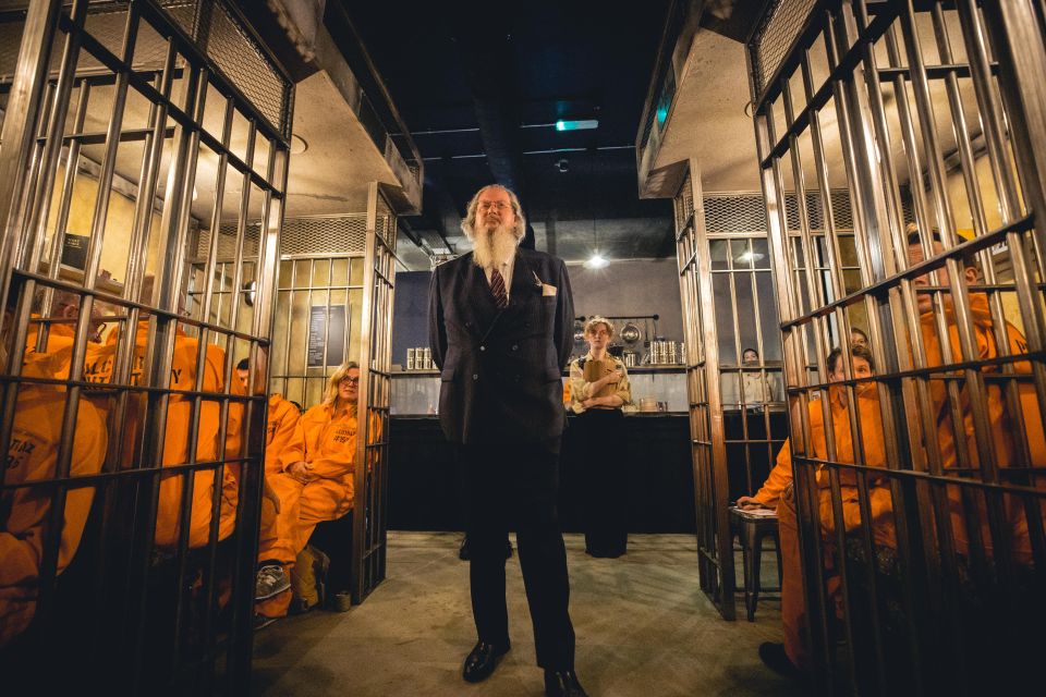 London: Alcotraz Immersive Prison Cocktail Experience Ticket - Rookie Ticket flow: from entry checks to orange jumpsuit time