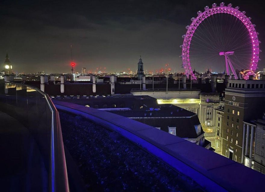 London Bridges Night Time Light Private Tour - London Eye lights on the Thames: why reflections are the real attraction