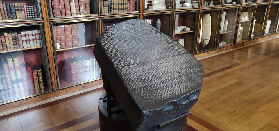 London: British Museum Tour with Archaeologist Guide - The Rosetta Stone and Egyptian Power: Where the Story Starts