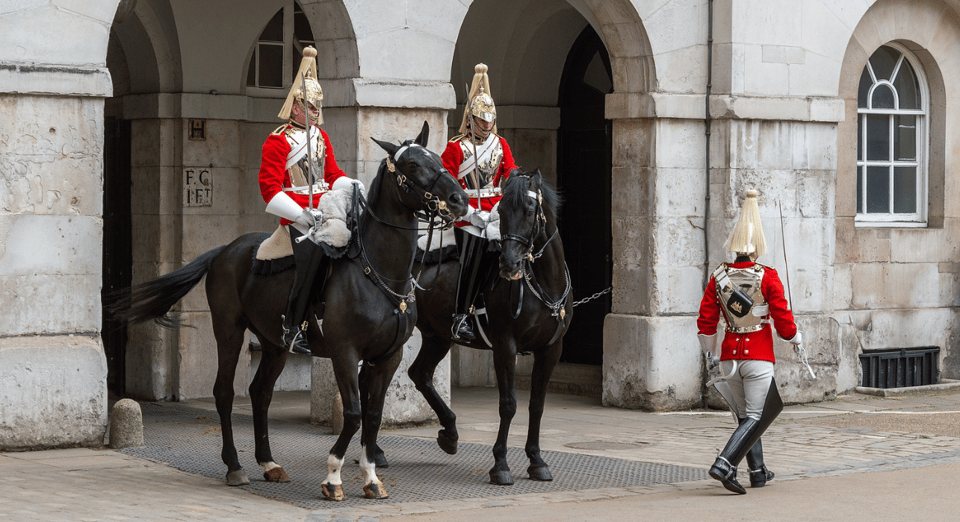 London: Changing of the Guard Walking Tour with Small Group - Horse Guards Parade at Whitehall: the photo payoff and the clean finish