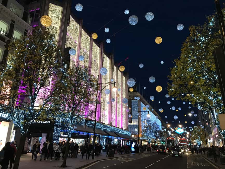London Christmas Lights Open-Top Bus Tour. 2025 Early Bird - An Easy Way to See London’s Christmas Lights at Night