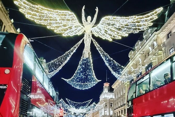 London Christmas Lights Private Guided Taxi Tour - Bond Street: A More Stylish Christmas Scene (Including a Tree)