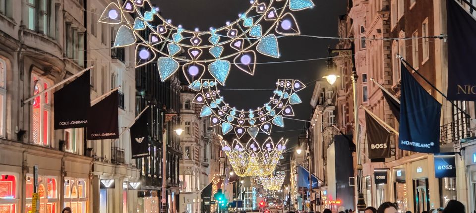 London Christmas Sparkle Walking Tour Small Group - The Largest Advent Calendar of Europe: A Photo Stop With Meaning