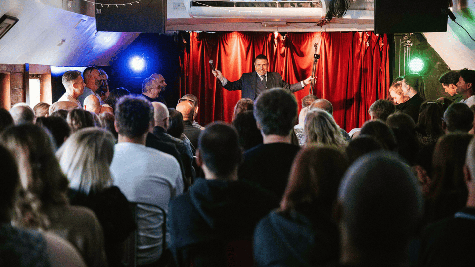 London: Dark Comedy on Iconic Battersea Barge - The 3-deck layout: where drinks, the show, and photos happen