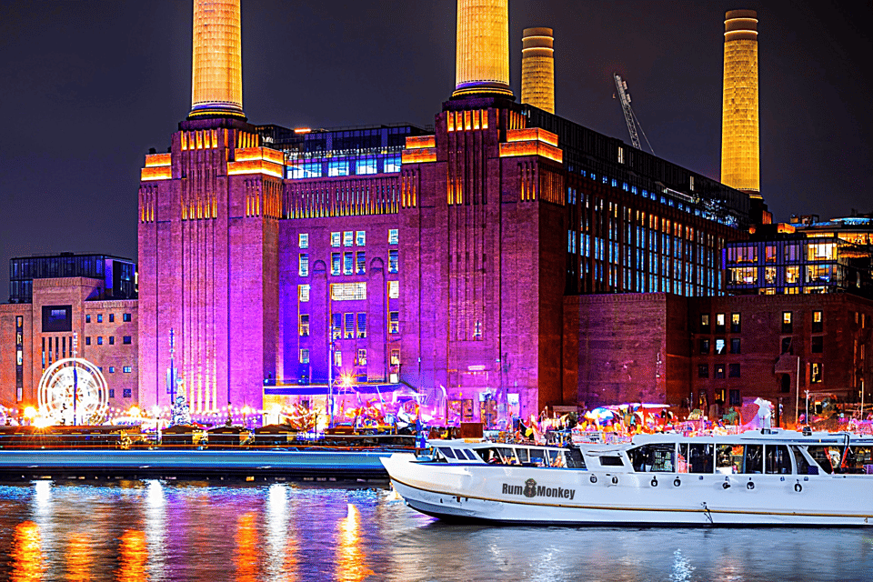 London: Dark Comedy on Iconic Battersea Barge - Find the boat fast: Battersea Power Station to Nine Elms Lane