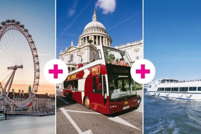 London Eye Ticket, Big Bus Hop-on Hop-Off Tour & River Cruise - West End to Westminster: Where the Bus Stops Hit the Classics