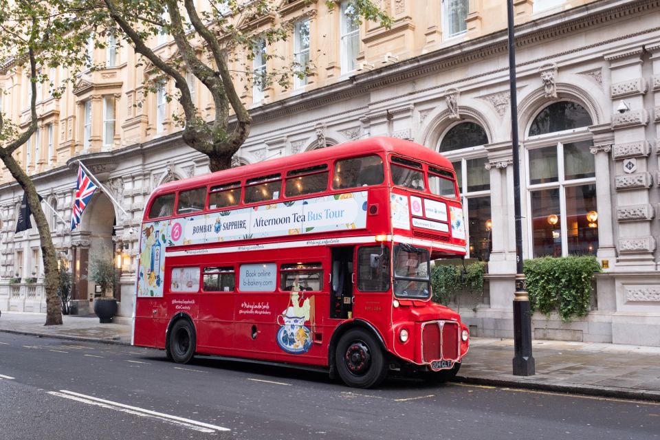 London: Gin and Afternoon Tea Bus Tour with Audio Guide - Audio guide in English: how it improves the sightseeing