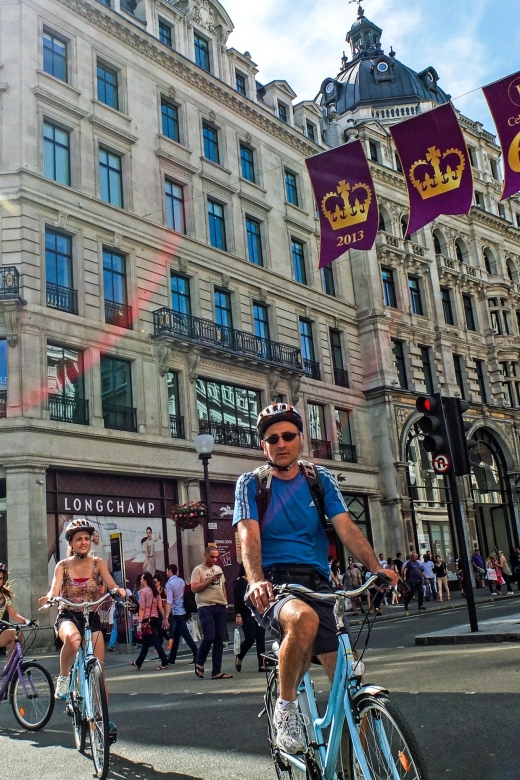 London: Guided Bike Tour of Central London - Carnaby Street, Soho music roots, and the theatre-at-the-street level ending