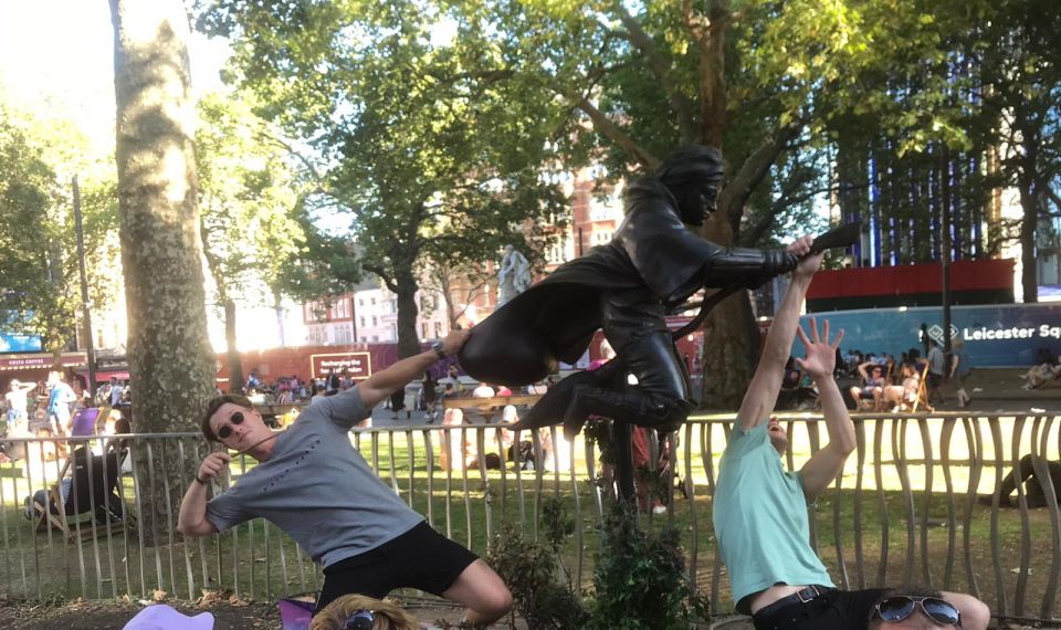 London: Harry Potter Walking Tour and River Thames Cruise - Palace Theatre and Leicester Square: Where the Wizarding World Meets Stage and City Noise