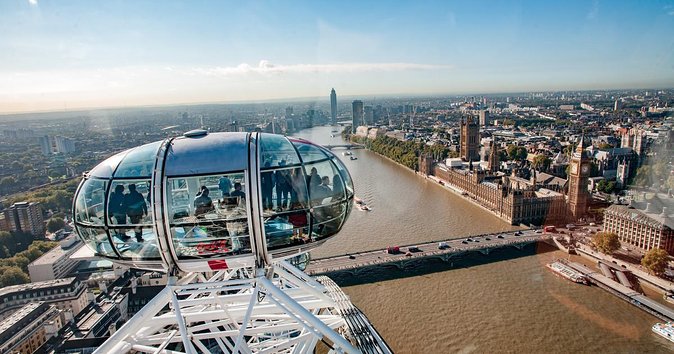 London Landmark Walking Tour & Ride The London Eye - Millennium Bridge and St Paul’s: when the views finally relax you
