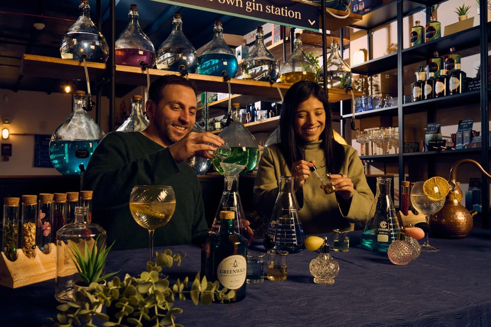 London: Make Your Own Gin Workshop with Take-home Bottle - Greenwich Distillery Shop & Tasting Rooms: where the workshop starts